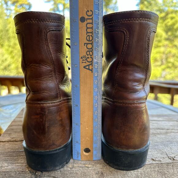 ARIAT Boots Western Lace Up Kilties Womens 7B Brown Leather Cowgirl Boho Rodeo - Picture 10 of 11